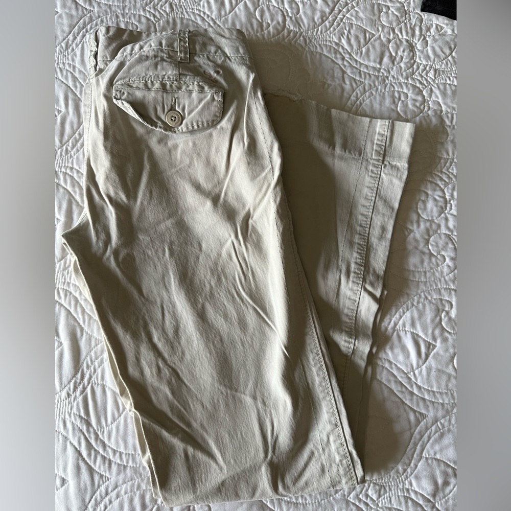 American eagle khakis size 0 straight leg